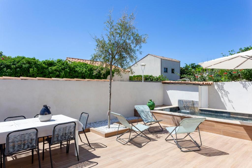 Chez Misha - Sublime maison climatisée à 100m des plages de Carnon - 4