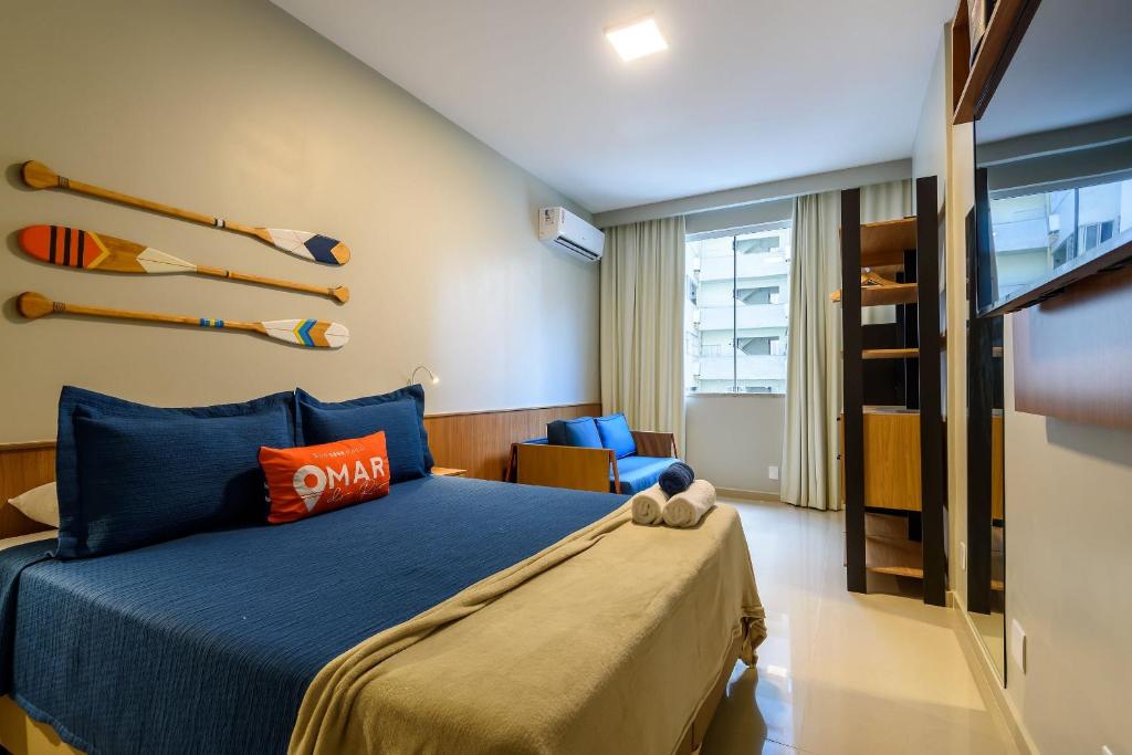 Decorado com 1Quarto a 400m da Praia | BL 124/504, Rio de Janeiro