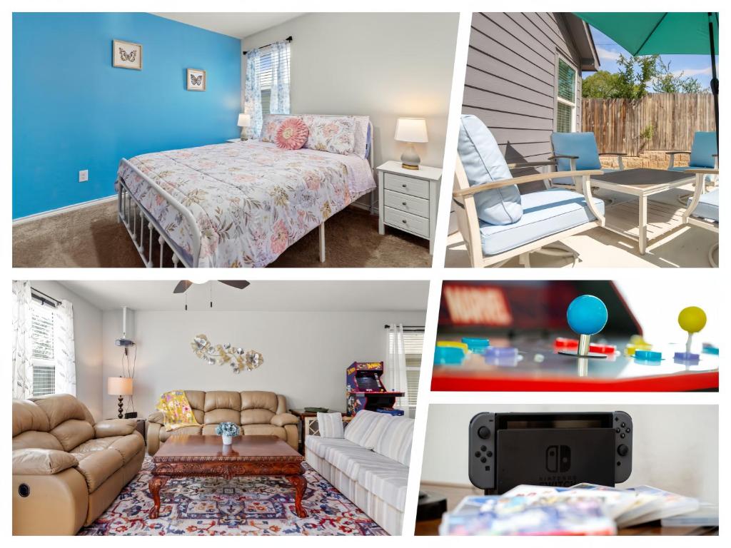 Fun Games and Spacious 4BR House 3 ML to Lackland AFB close to SeaWorld, San Antonio