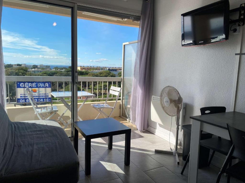T1 équipé avec balcon et belle vue à Balaruc-les-Bains - FR-1-553-98 - 3