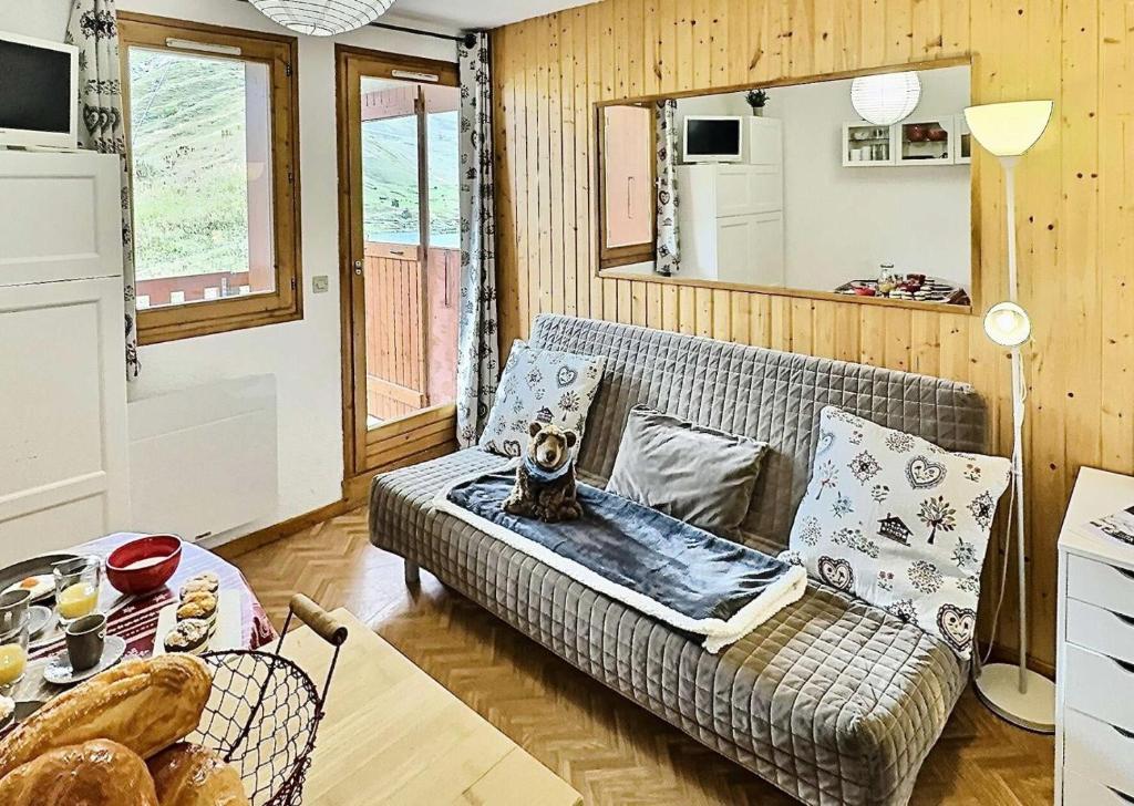 Résidence Divaria - Studio cabine 4 personnes à Tignes au pied des pistes et proche des commerces dans le quartier du Lac. Situé en rez de jardin d' MAE-2114 - 3