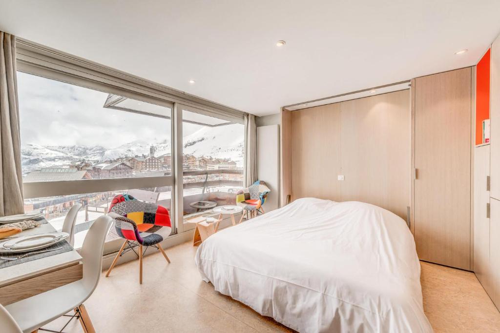 Résidence Palafour - Complètement rénové en 2018, élégant 2 pièces confort moderne - balcon - vue Grande Sassière MAE-3390 - 4