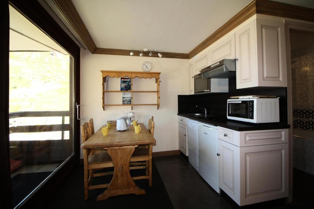 Résidence Palafour - Studio cabine 4 personnes pieds des pistes - balcon vue Grande Sassière MAE-3640 - 4