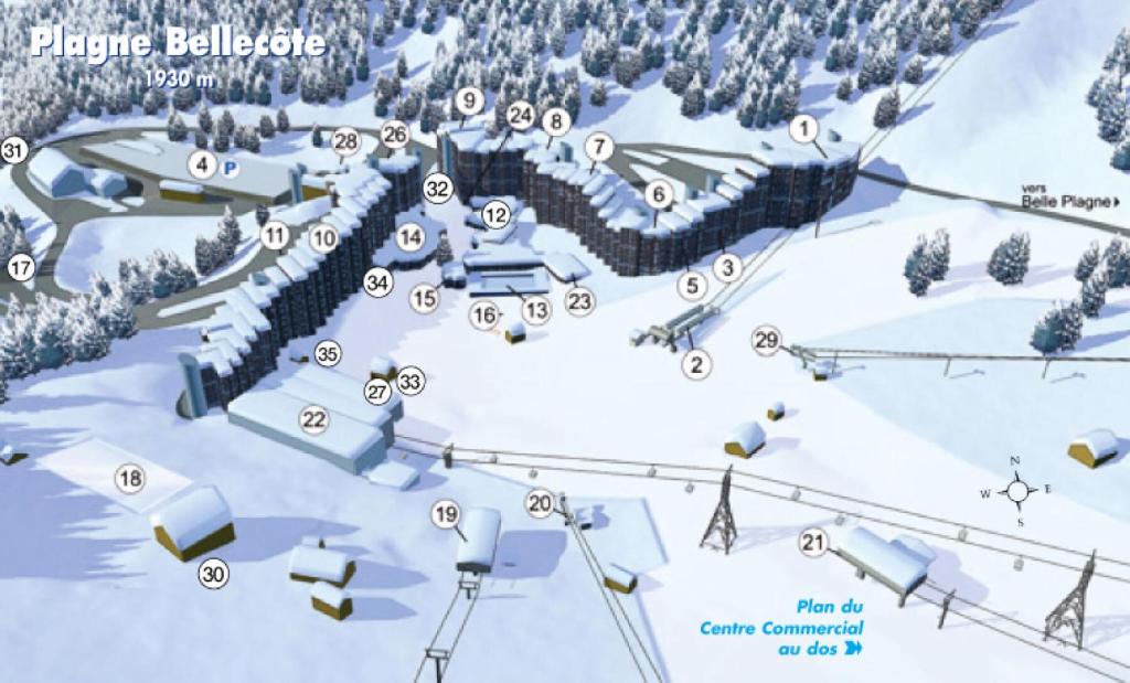 Résidence Les Glaciers 1 Et 2 - Appartement avec parking inclus · Proche des pistes · Vue pistes MAE-2214 - 3