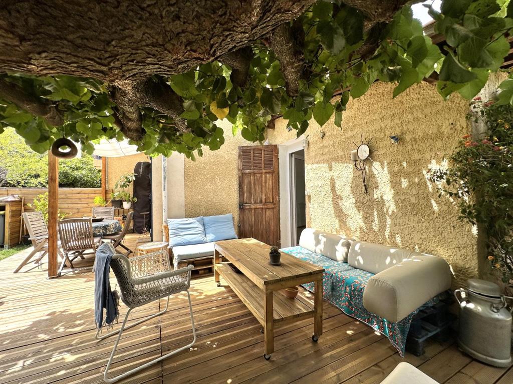 Le Cocon, Appartement pour 2 personnes à 5 minutes de la plage de l'Almanarre à Hyères - 1