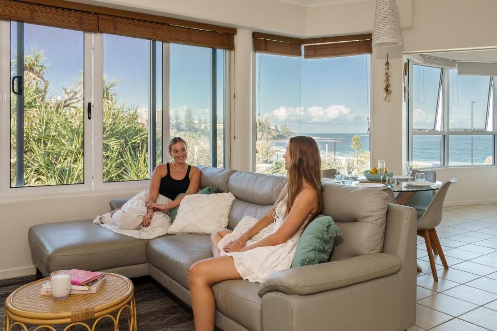 Oceanfront Views at Rolling Surf Resort, Caloundra