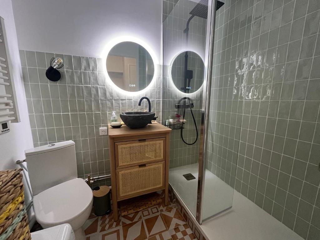Studio Cabine avec Balcon Sud, Parking Privé à Arcachon - FR-1-374-227 - 2