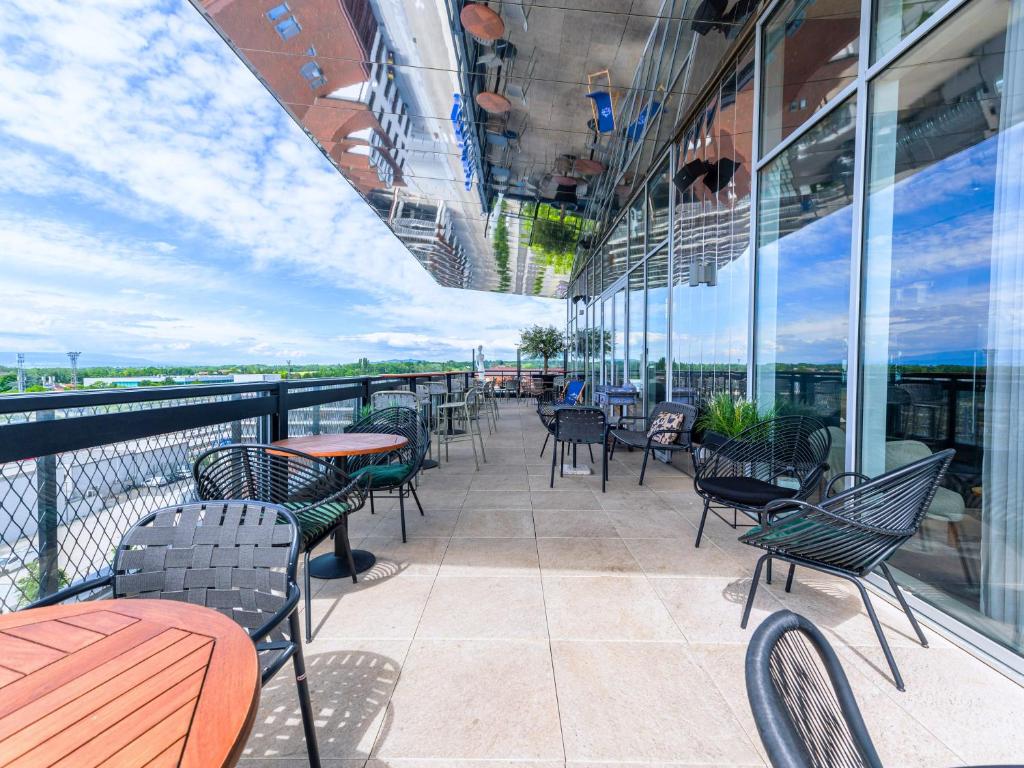 ノボテル アヌマス センター ポルト ド ジュネーブ (Novotel Annemasse Centre - Porte de Genève) バルコニー/テラス