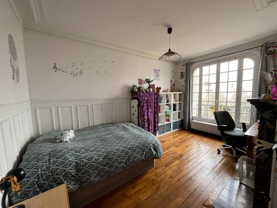 Paris park view 5 bedrooms familly subway 6 - 5