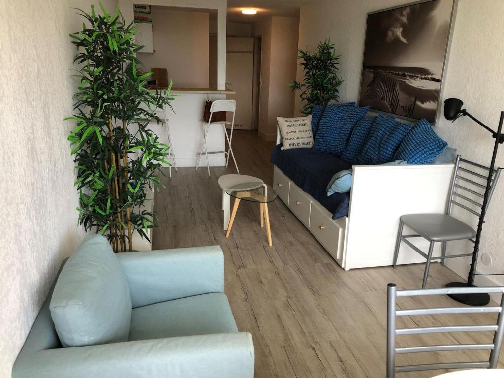 T2 4/5 personnes avec vue mer, accès plage, parking privé - FR-1-472-204 - 3