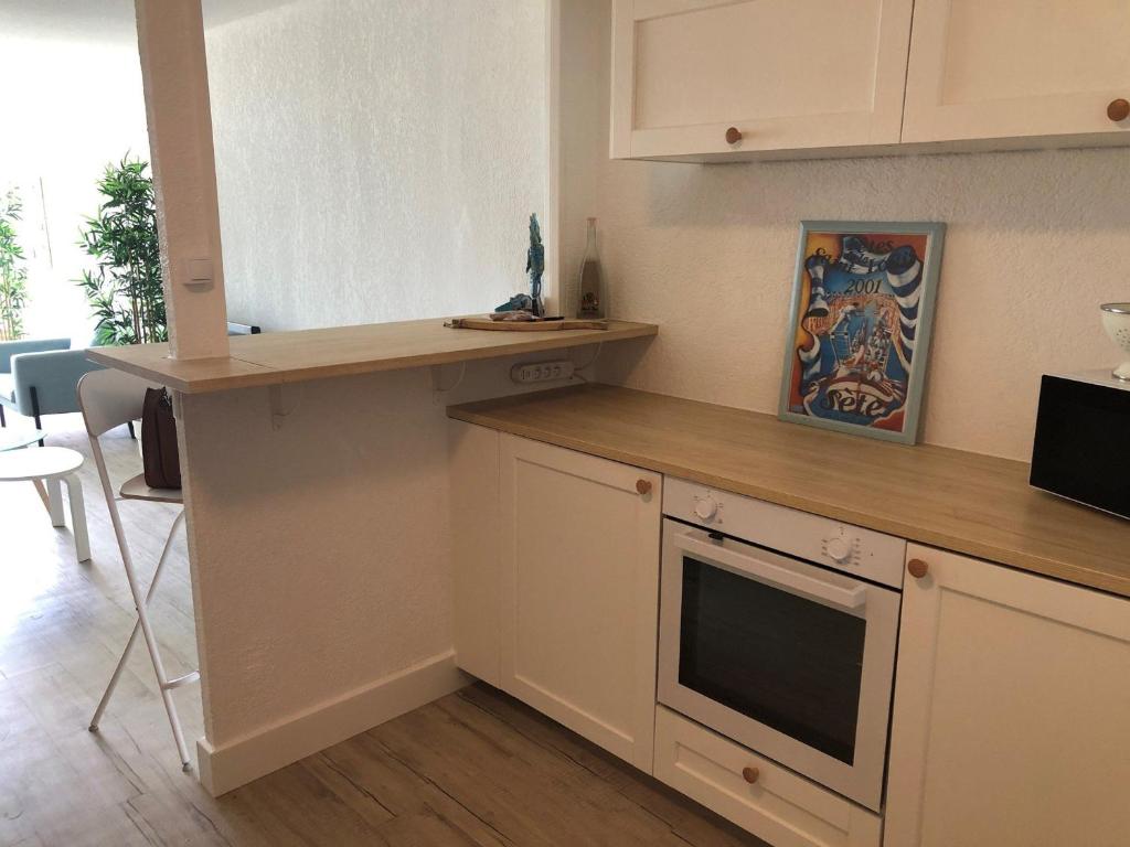 T2 4/5 personnes avec vue mer, accès plage, parking privé - FR-1-472-204 - 5