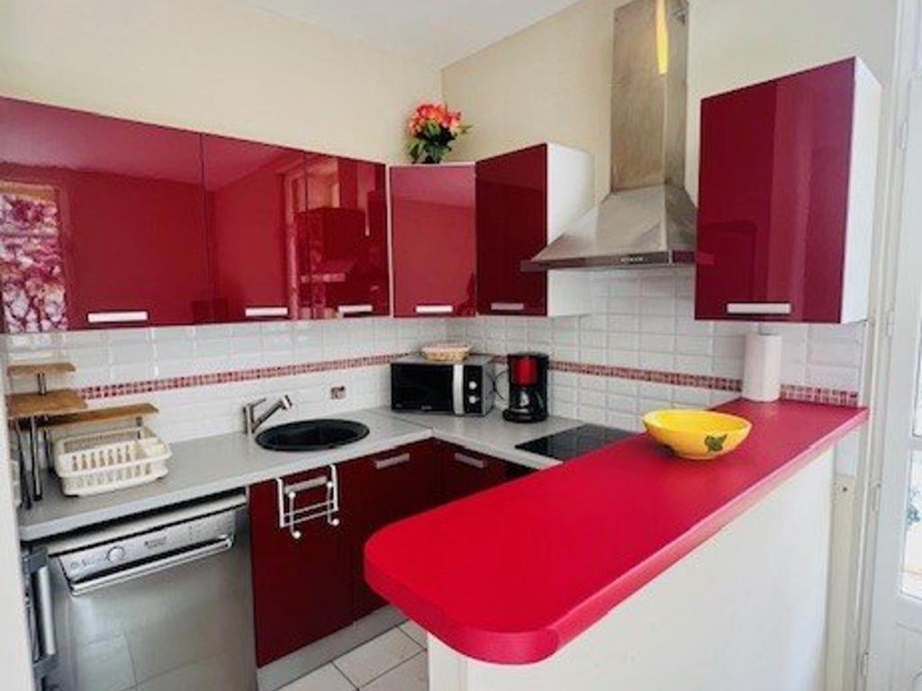 Charmant F2 avec balcon, centre-ville, 2 pers, proche cures, animaux admis - 4