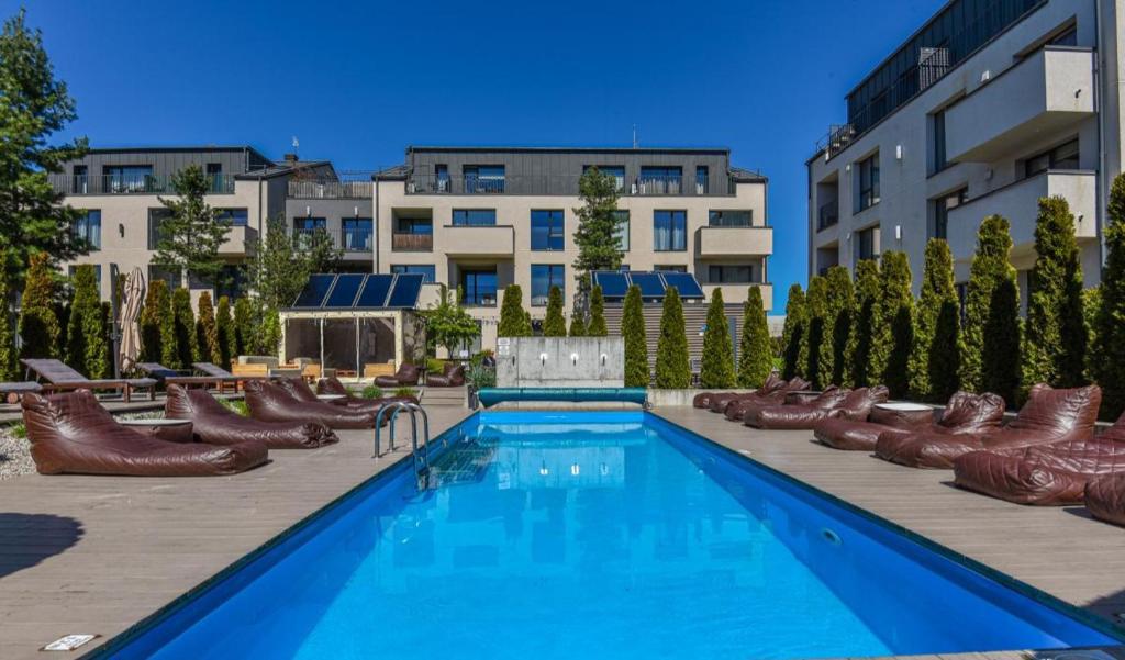 Studio apartament with pool view, Palanga