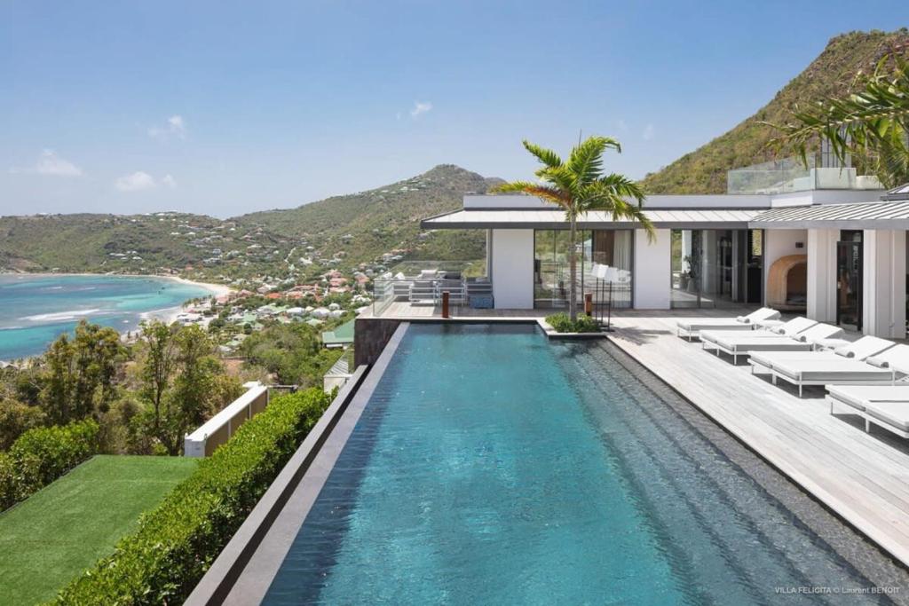 On a Hill Side Villa with Superb Amenities, Saint Barthelemy