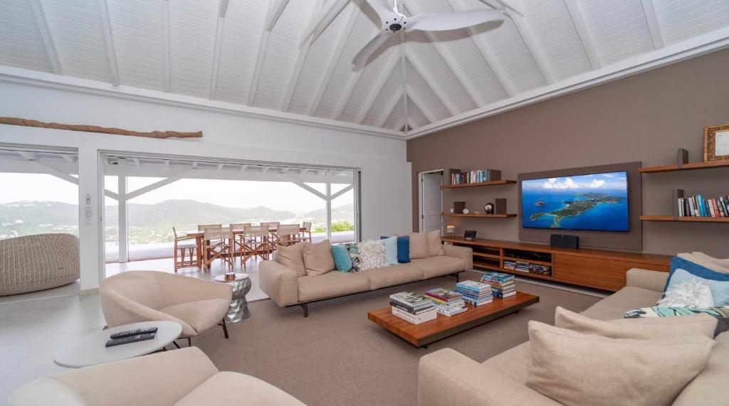 Hillside View with a True Haven of Peace, Saint Barthelemy