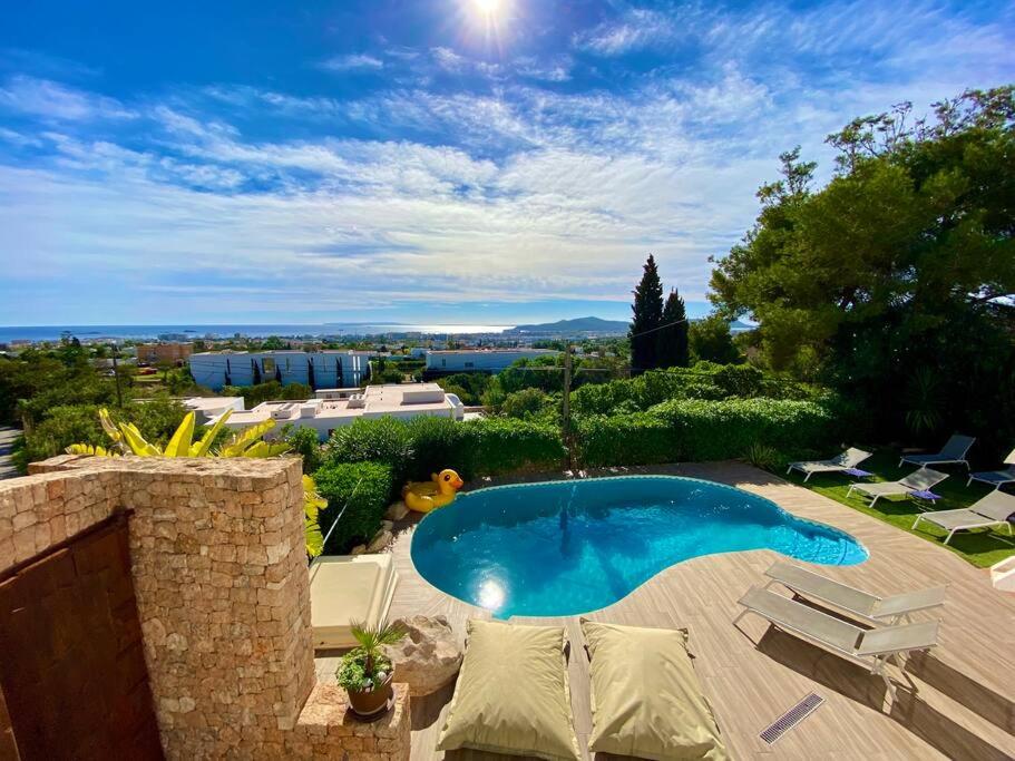 Villa by Ibiza with Pool, Sea Views BBQ - 2