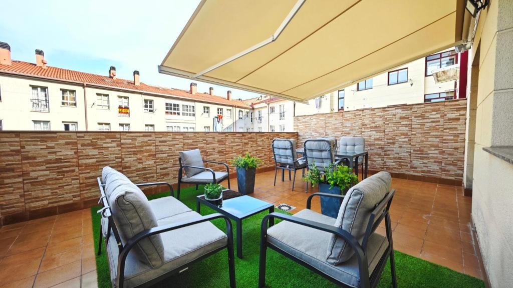 Piso céntrico Santiago de Compostela con terraza y parking - 1