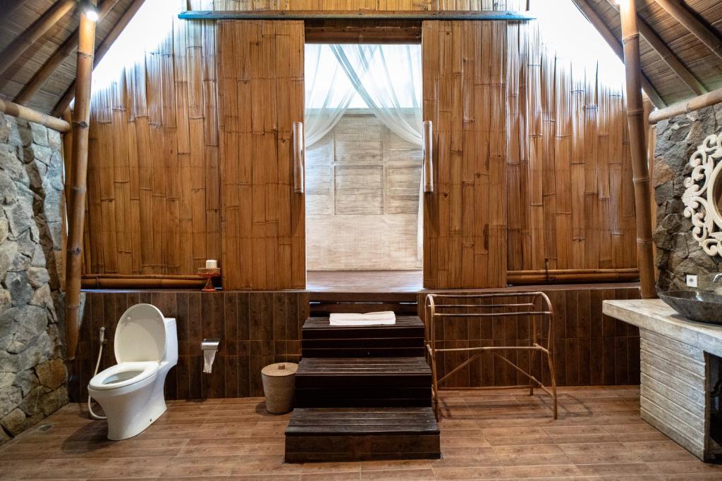 Bathroom, Padi Bali Eco Villas in Bali