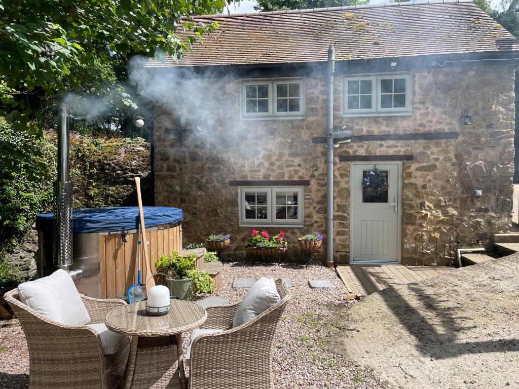 The Cider Press at Deep Filling Farm, woodland luxury, Gloucestershire