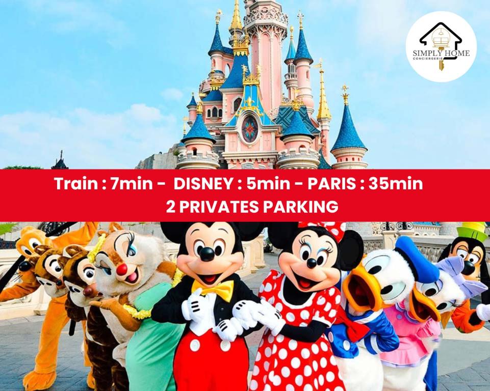 L Eiffel Disney 5min Paris 35min Parking Terrasse - 2