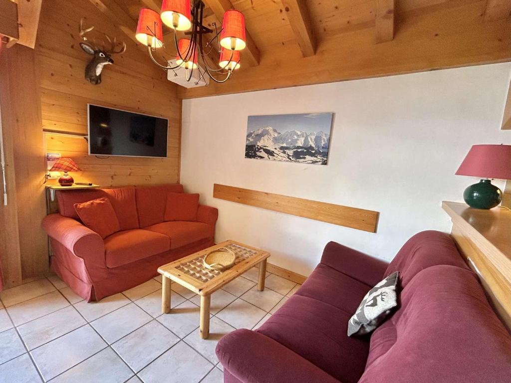 Appartement 3 Pièces + Mezzanine, 7 couchages, vue Mont-Blanc, Parking - FR-1-597-177 - 4