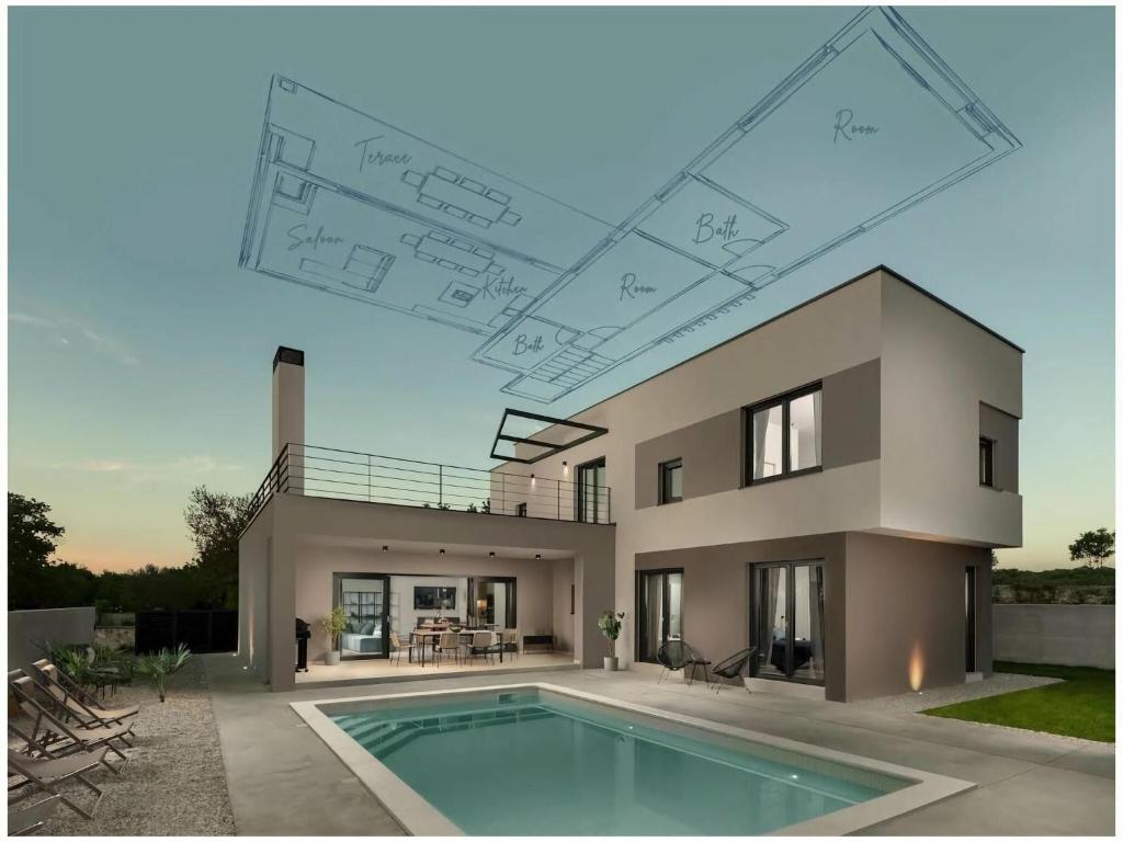 Cosy apartment in Istria, Mednjan