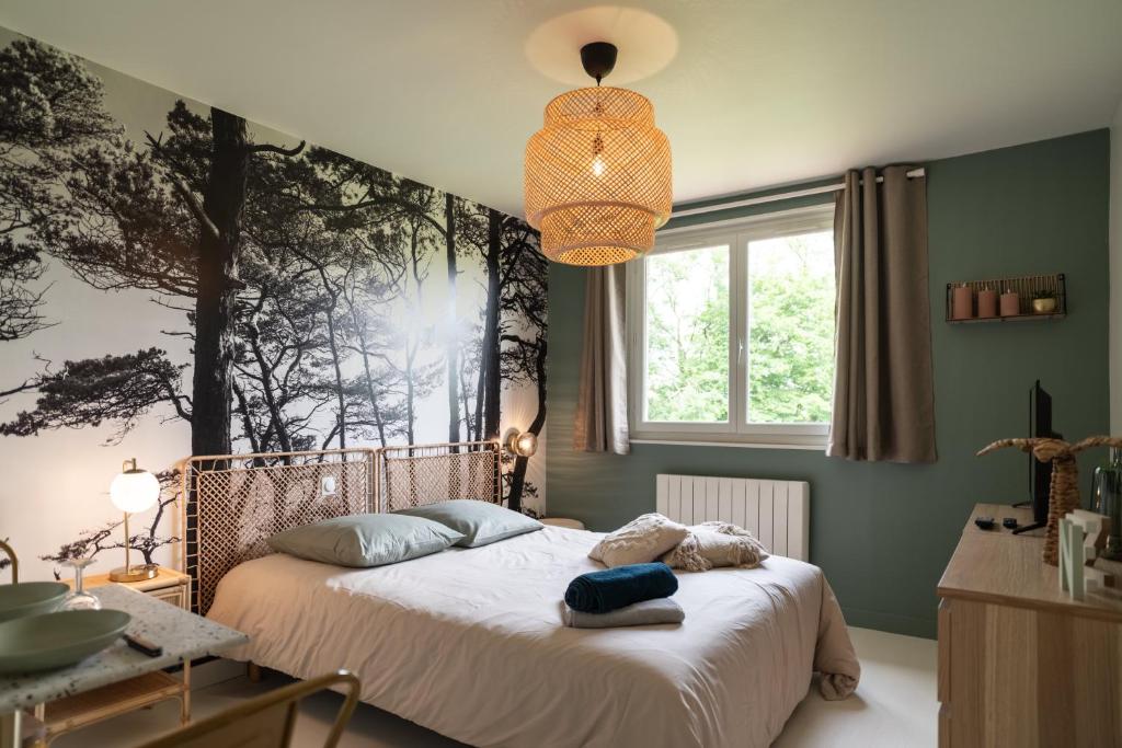 Gite LES SAULES - Calme & Confortable - Lit QUEEN SIZE - Vue sur étang à 10mn du TOUQUET, Saint-Josse