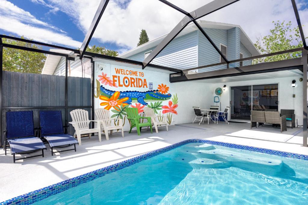 Hibiscus16 Heated Pool, Near Beach, Farmer Markets, Tampa, Clearwater, Pinellas Park, Pickleball, Tennis, Largo