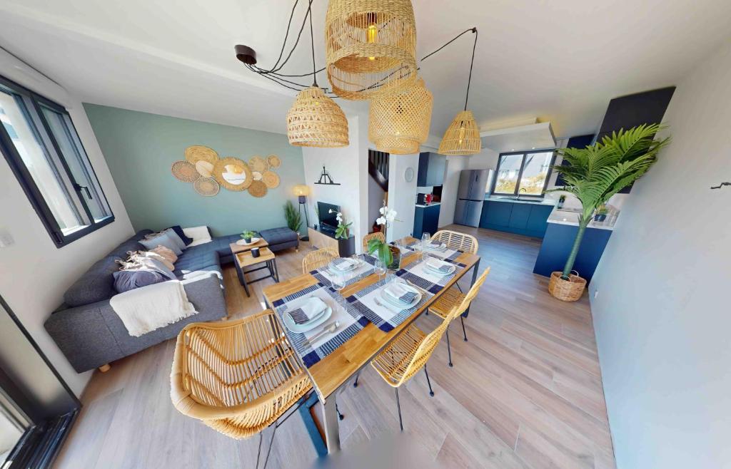 Le 44 - Maison familiale - Grand confort - 700m Plages - 3
