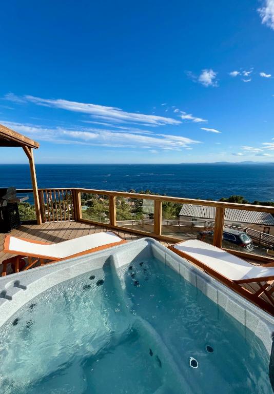 Mobil home vue exceptionnelle et spa - Domaine de l'Ile d'Or, Saint-Raphaël