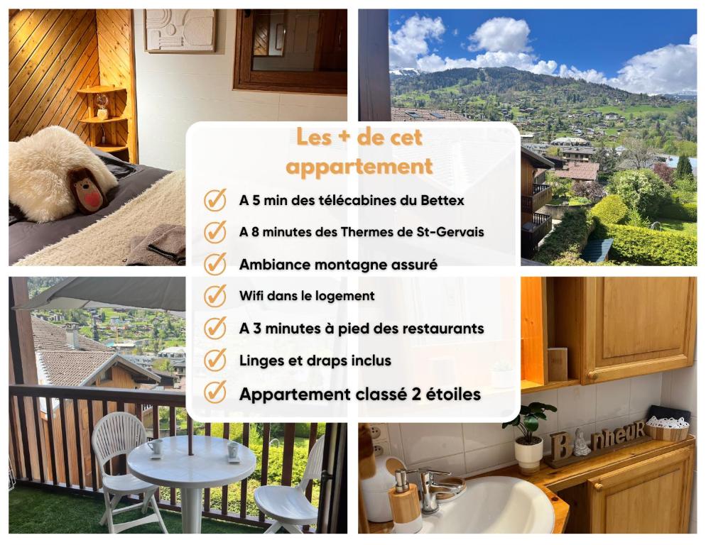 Ski ou Thermes? Un appt cabine avec vue magnifique, Saint-Gervais-les-Bains