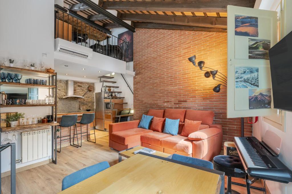 Apartamento dúplex en el Barri Vell, Girona - 5