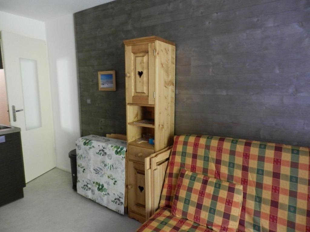 Studio 3 pers, face pistes, balcon, Le Pleynet - 2