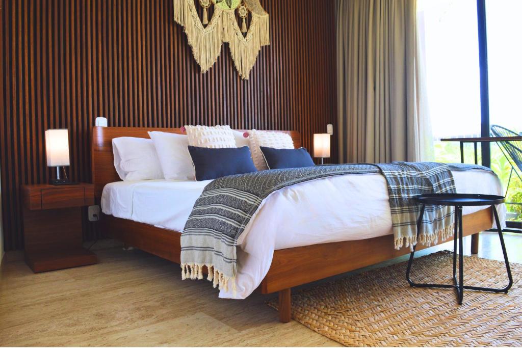 Ixmali, jungle studio avec vue proche de la plage, Tulum