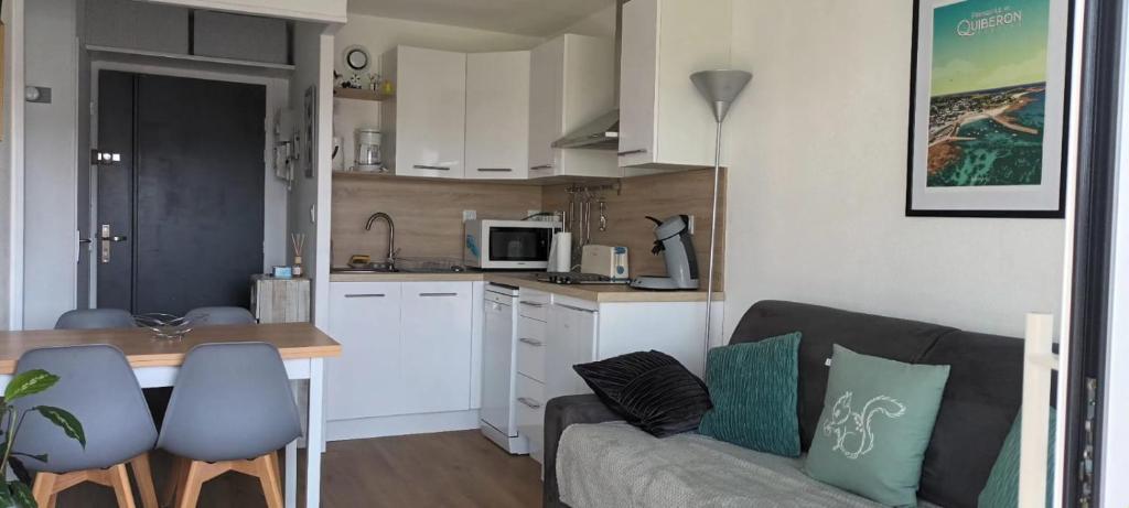 appartement cocon à Quiberon dans résidence calme, plages et centre ville à pied ou à vélo pour 2 à 4 personnes - 3