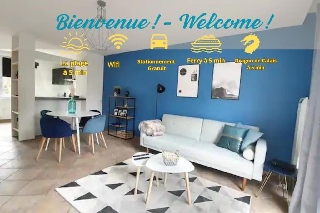 Appt de charme Calais Nord - balcon - Plage -Commerces - Ferry - 3