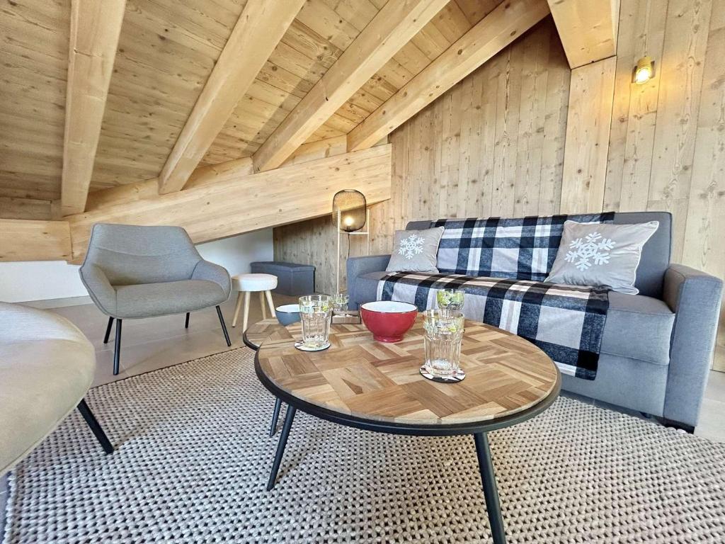 Appartement 3 pièces, 4/6 couchages à Combloux avec parking - FR-1-597-178 - 2