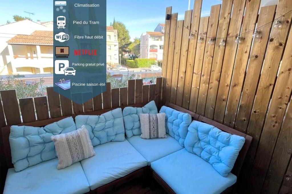 Joli T2/ Tram/ Clim/ Parking/ Wifi/ Piscine - 1