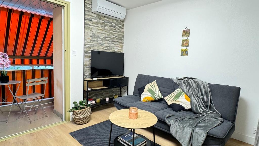 Apt Juan-les-Pins Clim-Plage 200m -Piscine - 3