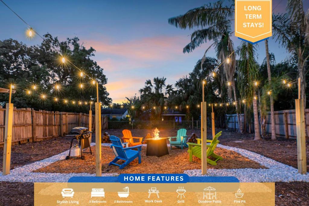 Fire Pit + Grill + 2MI to DT Orlando, Orlando