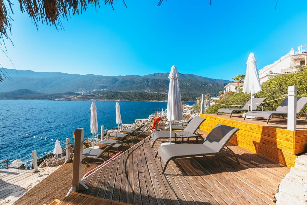 マーヴィリム ホテル カス (Mavilim Hotel Kas) ビーチ