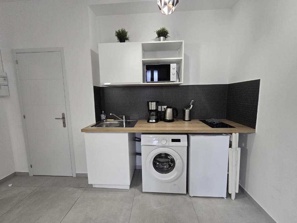 GregBnb - Studio 22m2 - Climatisé -10min Gare - 1 - 3