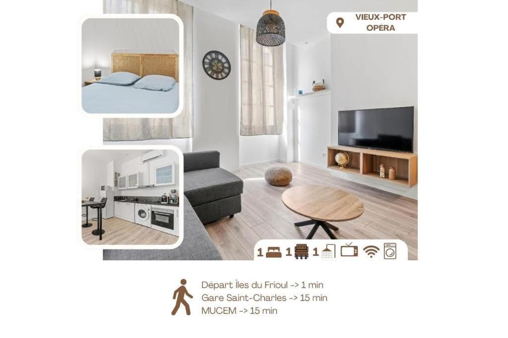 Spacieux T2 Vieux Port Opéra, Marseille