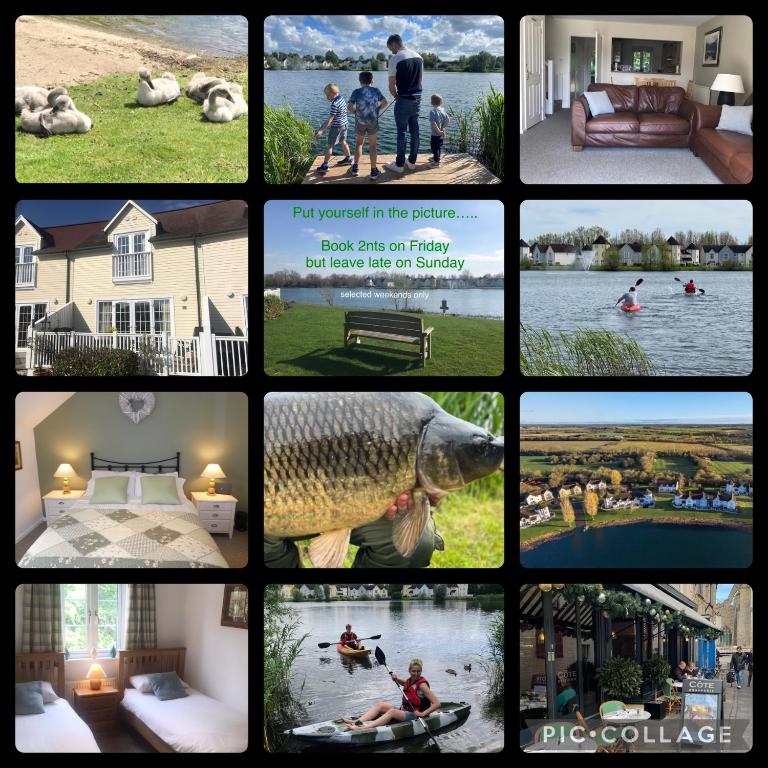 Liming Lodge - Lakeside Home in the Cotswolds, South Cerney