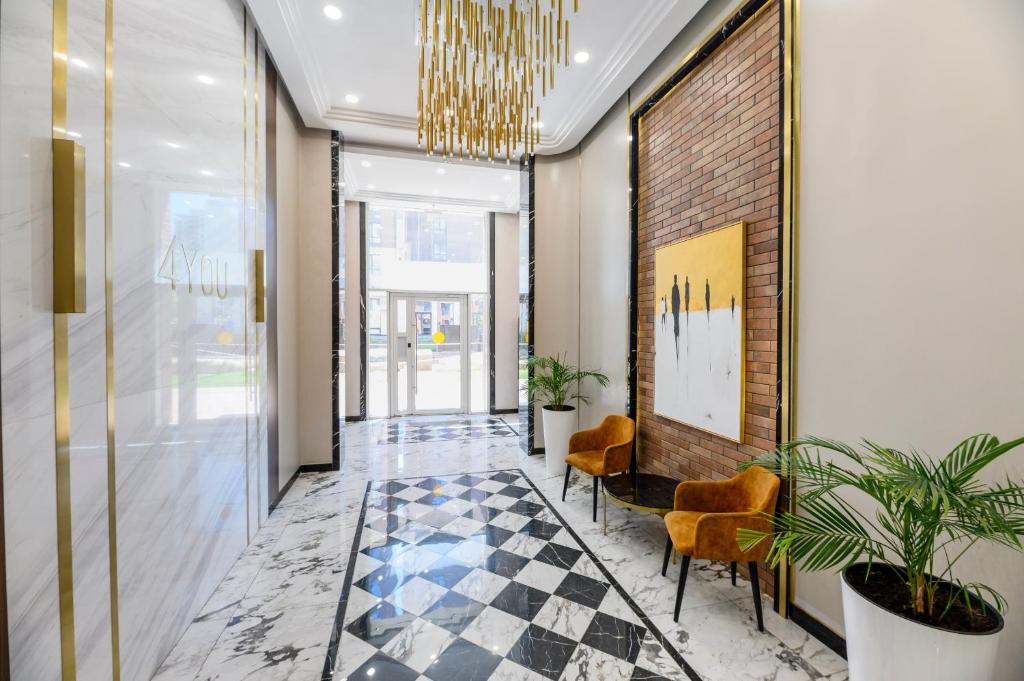 Евродвушка в ЖК 4Уои, Almaty