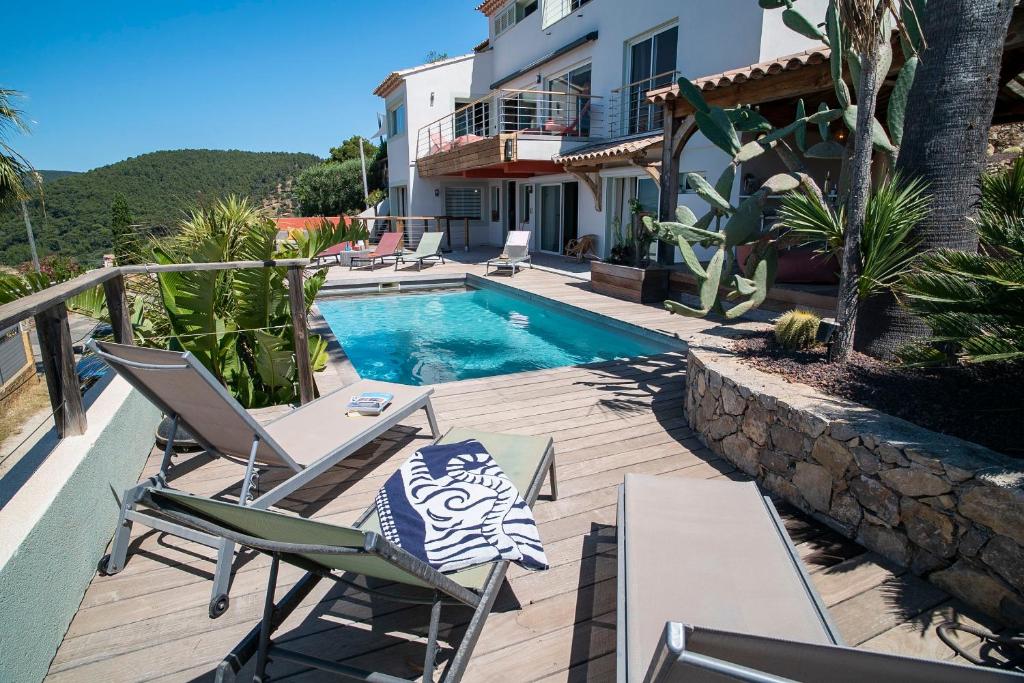 Provence Villa 11 Personnes vue mer Almanarre KiteSurf - 4