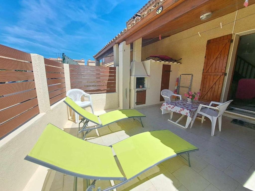 Charmante maison 2 pièces cabine, terrasse, BBQ, parking privé, proche plage - Marseillan - FR-1-326-562 - 1
