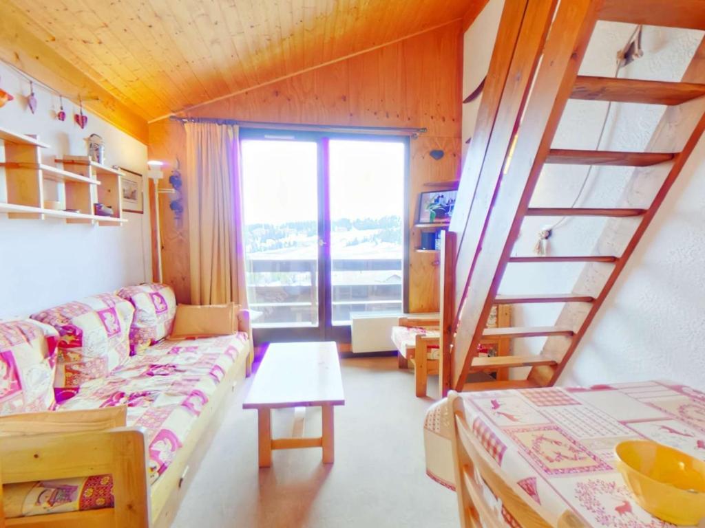 Studio cabine 4 pers., Les Saisies, bal., kitchenette, prox. centre et ski - FR-1-594-145, Hauteluce