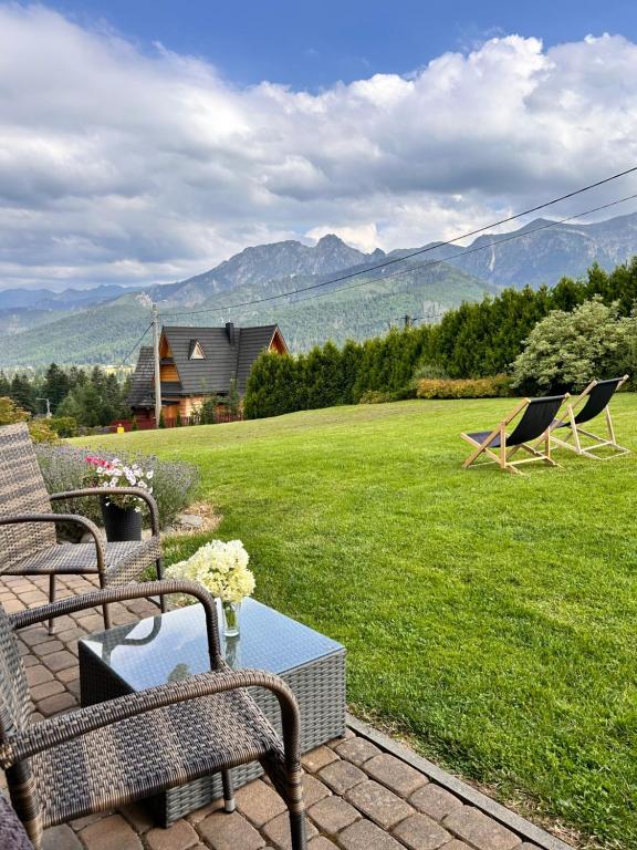 Z widokiem na Giewont, Kościelisko