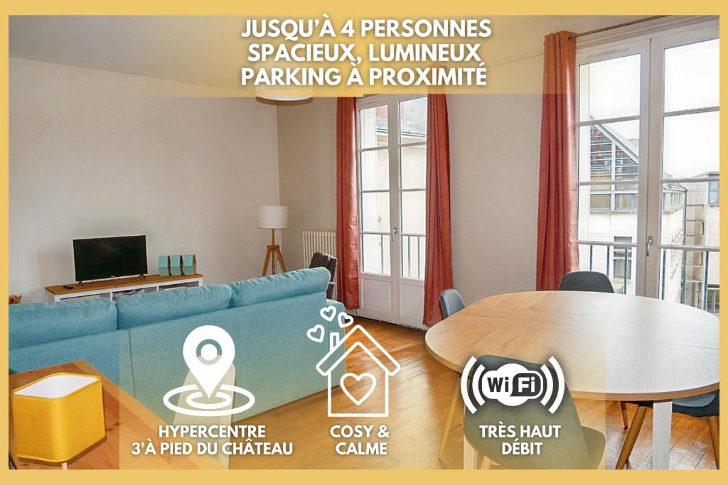Élégant 60m2 lumineux en hypercentre de Blois - 5